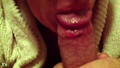 i wake up to a hot masked blowjob breakfast