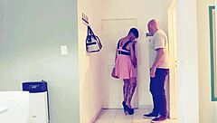 this milf chokes on monster cock with insane deepthroat