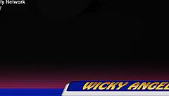 hey check out angel wicky's big tits bouncing while she plays with her wet pussy