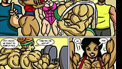 stacy battles carla in epic female muscle growth showdown 💥💪
