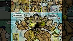 stacy battles carla in epic female muscle growth showdown 💥💪