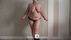 mature pawg teases big ass panties for lover's gaze