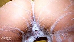 Perfect Tanned Latina Babe's Killer Ass Gets Soapy Wet in Shower