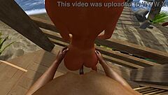 Intense 3D hentai beach hardcore sex uncensored episode 4