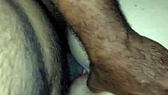 brazilian brunette bends ass over lingerie hardcore