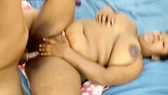 wife's video call with ass plug after pussy fuck