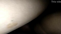 pretty babe's tight shaved pussy teased then creampied in her first raw fuck