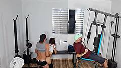 Gym Wife Cheats Hard On Cuckold With Intense Pounding