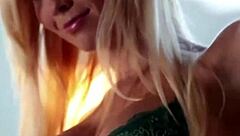 Tasha Reign poses seductively showing off her big natural tits and curves