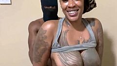 Working out hard before big black COCK assfucks me