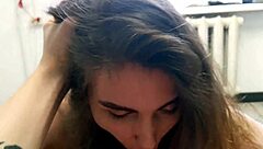 My Jaw Aches Sucking This Young Redhead's Massive Cock Deepthroat Cumshot!