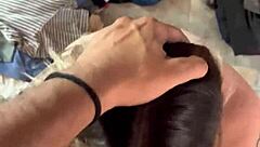 I Suck My Friend's Cock at Work and He Fills My Face with Cum