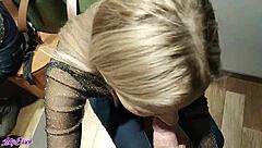 Lettie Black Caught Bending Over for Risky Public Dressing Room Blowjob