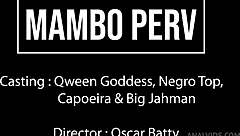 busty brazilian goddess takes triple monster cock dp!