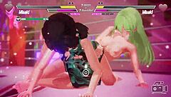 lesbian lovers finger and squirt in intense pussy battle