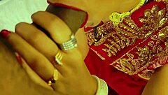 Indian mother-in-law swallows hot cum load