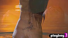 Big Tits Brunette Niemira Poses Naked Exposing Stunning Body Curves