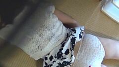 japanese babe fingers hairy pussy outdoors spy cam