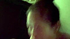 Korean milf deepthroats husband's big white cock pov