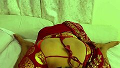 Indian mother-in-law swallows hot cum load