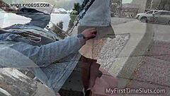 Lila Frey braves first public pounding from monster bbc