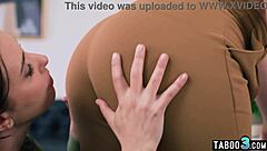 lesbian boss strap-on ravages anna claire clouds passionately