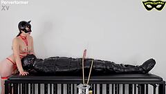 Milking Machine Forces Double Slave Ejaculation