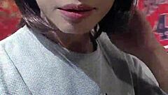 shemale ting xuan long legs heels masturbation outdoor hotel public