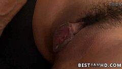 Gorgeous Miyu joins fun Asian group session