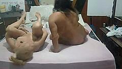 Latina Lesbians' Playful Ass Fetish Between Best Friends