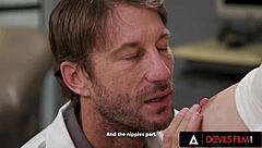 naughty kay lovely throats doctors cock before husbands eyes