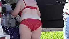 mature big ass lesbians caught on hidden cam outdoors