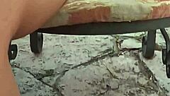 vacation vibes turn risky with that wild european shaved pussy