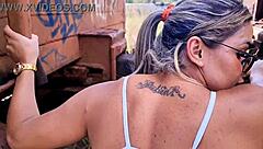 muscular latina ass fucked outdoors bareback