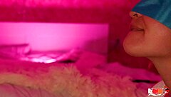 cheating woman tricked in taste game sucks throbbing cock