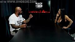 natzinha morena strips shows big tits talks porn vs content creation on sheer red