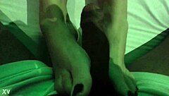 my mature spanish feet give steamy footjob pleasure