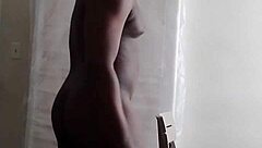 Naked anal workout: Flying lessons indoors for steamy assfucking exercise!