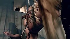 Dirty Cop Suspends Lea Lexis in Tight Bondage Whipping