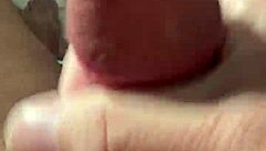 Naked man masturbates wildly in intense solo session!