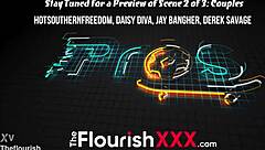 hotsouthernfreedom and daisy diva ignite interracial group heat