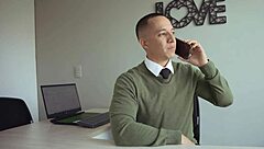 Seduce Boss Office Fuck For New Job