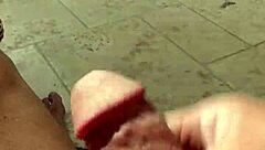 Naked man masturbates wildly in intense solo session!