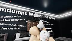 Roblox Cat Girl Takes Massive BBC Deep