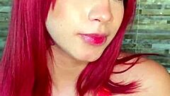 Beautiful innocent redhead kaeelen garcia submits as slave for rough wet pussy pounding