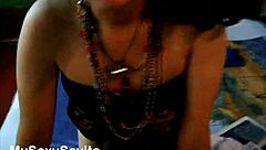 Horny Indian Savita Bhabhi fingers pussy to squirting masturbation orgasm