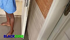 Kitchen sex with sexy ebony babe tastes amazing