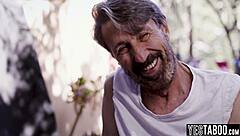 Petite virgin teen gangbanged by uncle and big cocks