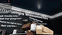 Roblox Cat Girl Takes Massive BBC Deep