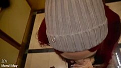 Bent over big ass latina sucks cock outdoors for christmas public fetish gifts?